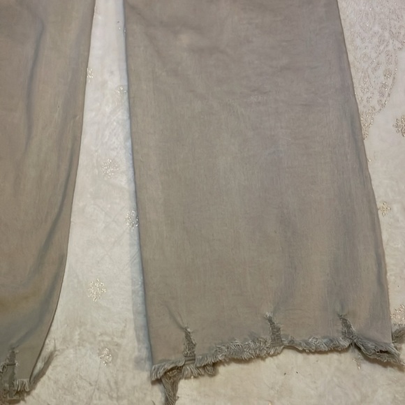 Risen Jeans Rugged Bottom Wide Leg Khaki Jeans. Size 13 / 31 NWT - Picture 7 of 10
